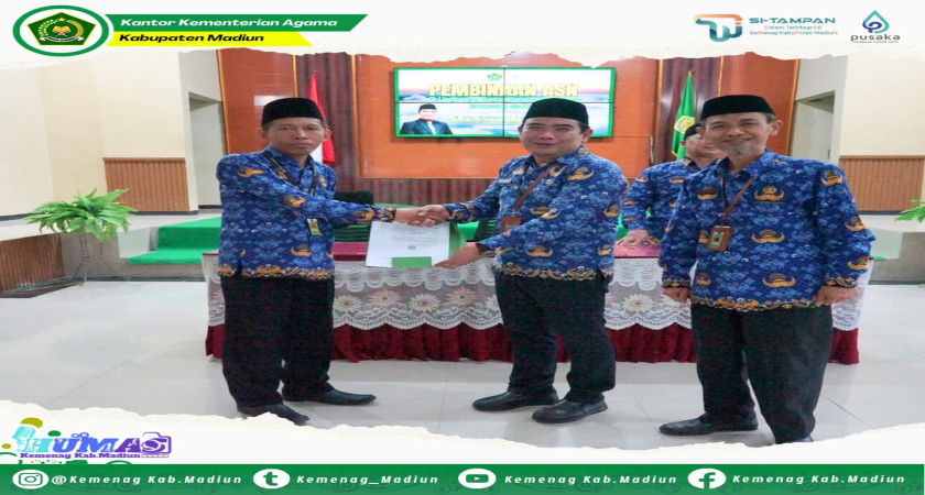 Pagutuban Terima SK KAnkemenag